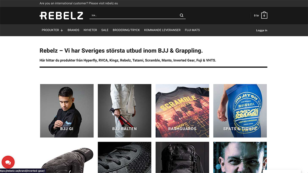 Samarbete med Rebelz